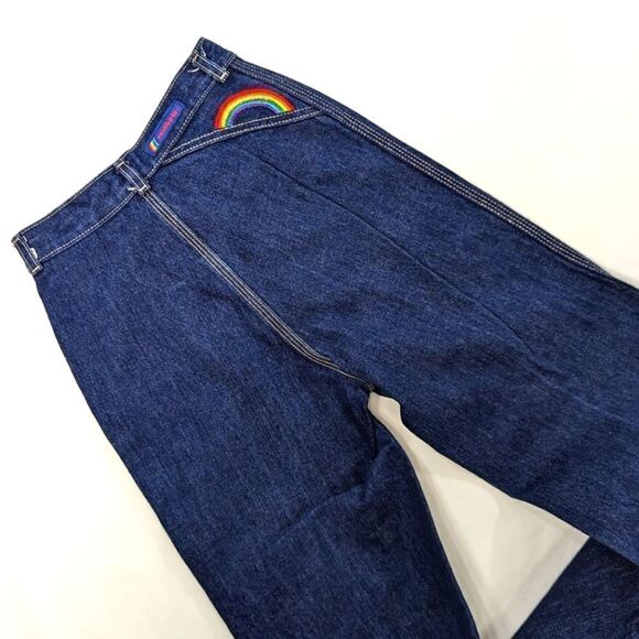 70's Rainbow Straight Wide Denim - Picture 2 of 8